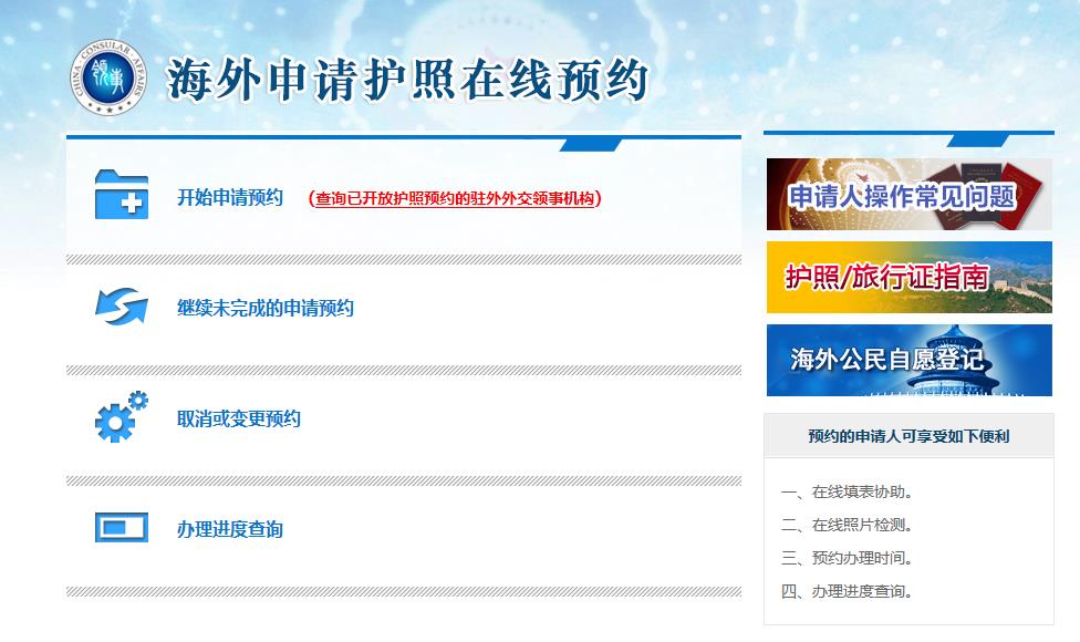 海外申请护照